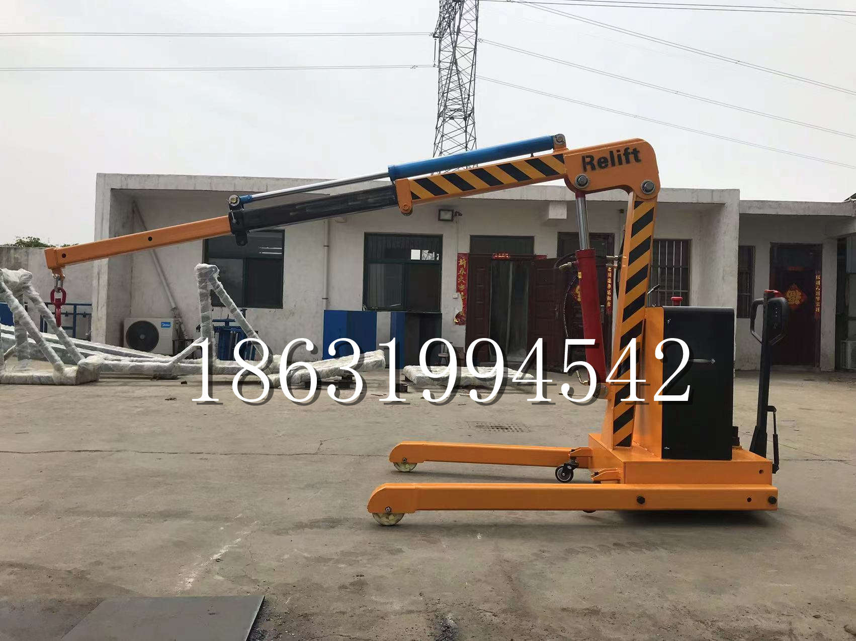 鞍山市久征定做3吨三轮随车吊 农用园林绿化移树吊 平板工程用小吊机