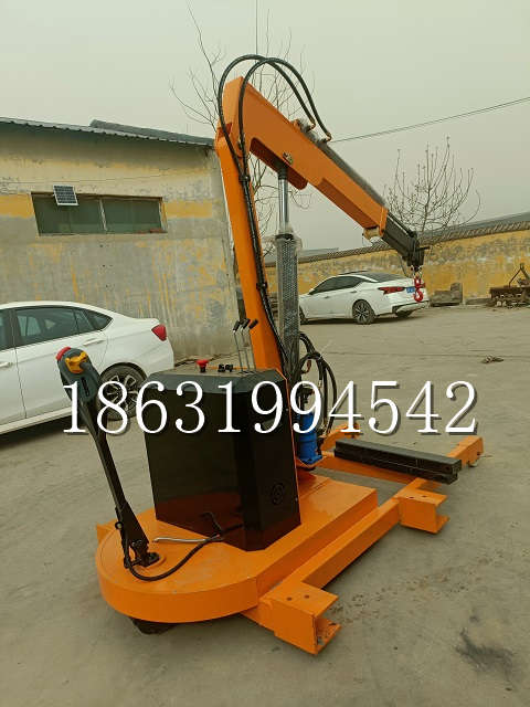 鞍山市自卸车厢随车吊 自制轮式四不像起重机 四驱平板吊 5吨 贵盛